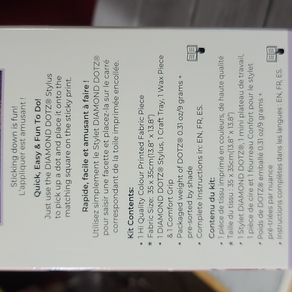 Diamond Art Painting Precious Moments Ballerina Diamond Dotz kit NWT/NIB - Picture 7 of 10